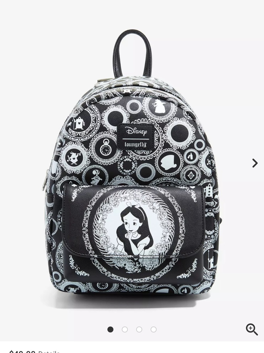 Alice in wonderland lounge fly backpack